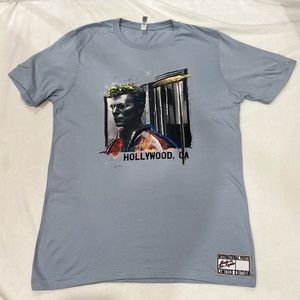 David Bowie Vintage Art Print shirt Made in Los Angeles New!!!